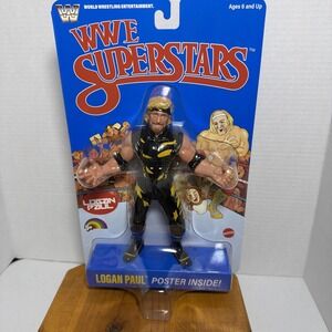 WWE‎ Superstars Logan Paul Figure with Poster LJN Style Mattel New In Hand